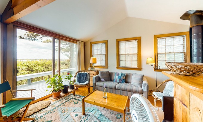 Tisbury Casa | Private & quaint cabin-style home with wraparound porch - small dogs OK