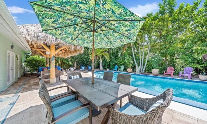 Cocoa Beach Casa | Private Resort Style Home w/ Heated Pool and Hot Tub - 5 min walk to Cocoa Beach