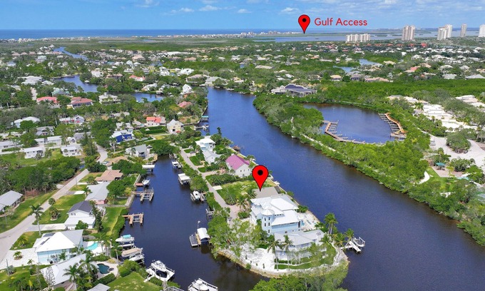 Bonita Bay Casa | Private Riverfront Home - 1 mile to the Beach