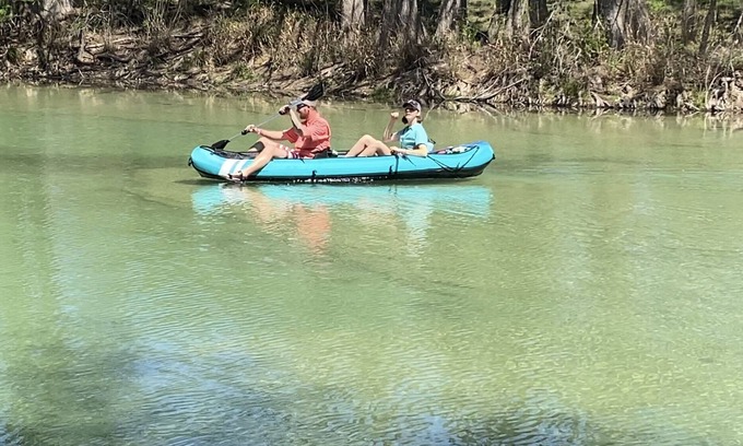 Concan Cabina | Private Riverside Cabin in Concan ~ Gated, Cowboy Chic, Beautiful Riverfront!