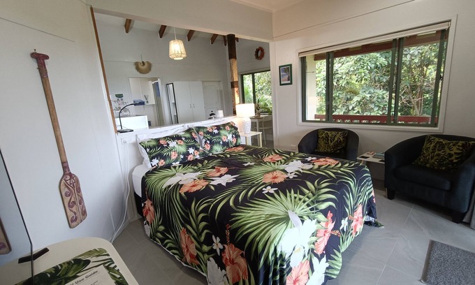 Muri Apartamento | Private Studio Lagoon Views | Kukupa