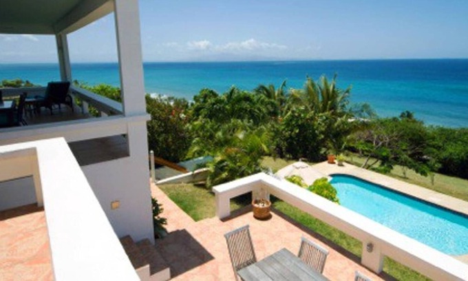 Bravos de Boston Casa | Villa privada, en 3/4 acres con vista al Caribe