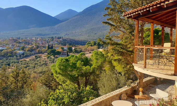 Kato Pedina Villa | Villa privada con vista panorámica