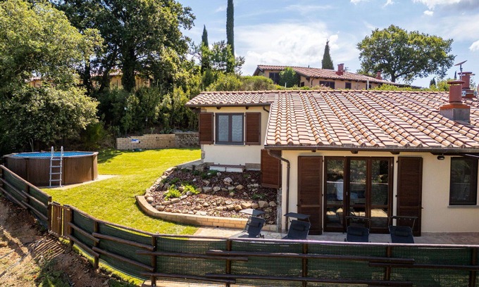 Scansano Casa | Casa de vacaciones privada con A/C, WIFI, piscina privada, jacuzzi, TV, patio, vista panorámica