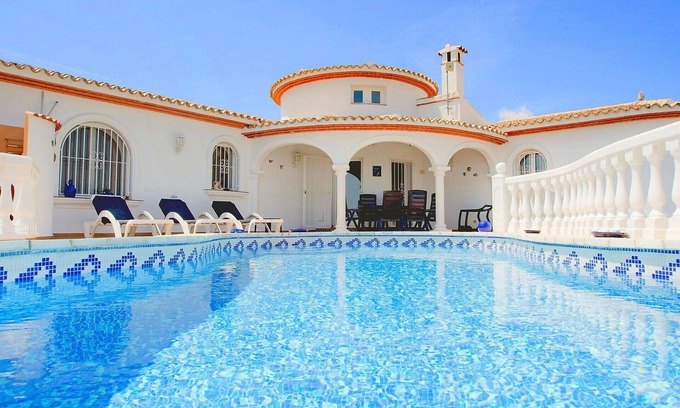 Monte Pego Villa | Casa de vacaciones privada con WIFI, piscina privada, A/C, TV, terraza, vista panorámica