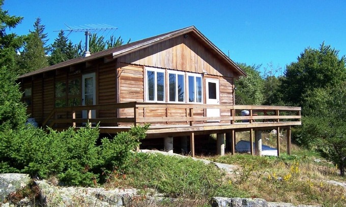 Birch Harbor Cabaña | Privada Cottage Waterfront Redwood en Harbor Cerca de Acadia (Schoodic Point)