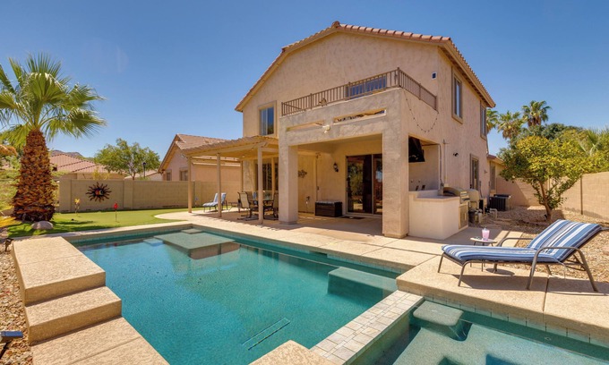 Legacy Casa | Private Yard & Fairway View: Phoenix Golf Retreat!