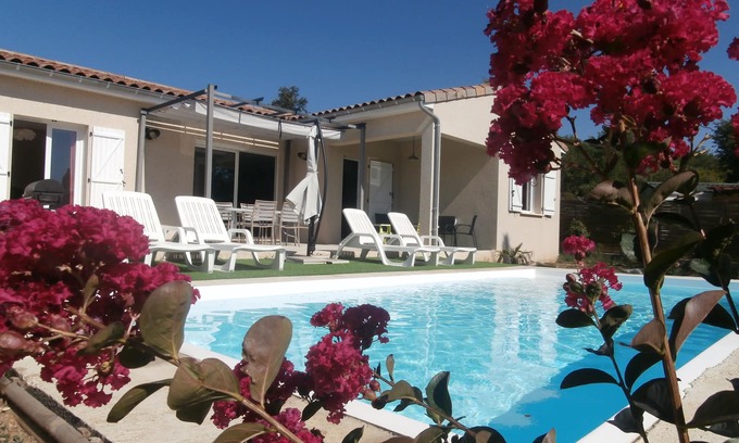 Saint Alban Auriolles Villa | Proche Vallon Pont D'arc Villa Piscine Privee 6 Pers 4 Étoiles