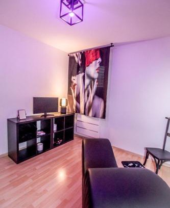 Walbourg Apartamento | PRoJET KUROI - Love Room - Balançoire, Banc de fessée, Pilori, Cage, Croix, Tantra