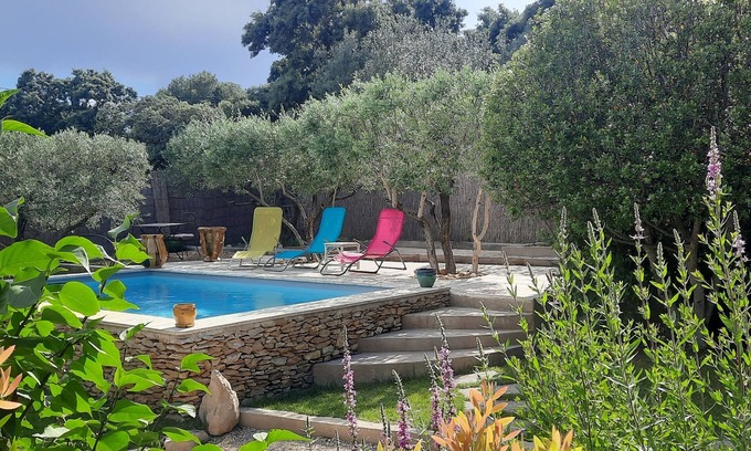 Beaucaire Villa | PROMOCIÓN Hermosa villa con aire acondicionado Piscina triángulo Arles Nimes Aviñón