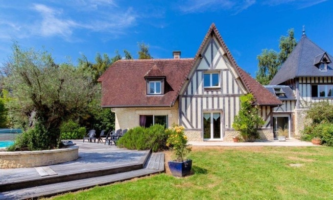 Periers-en-Auge Casa | 5mn MARIA Y CABOURG GRAN PROPIEDAD CON ENCANTO CON PISCINA 18p