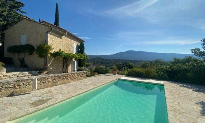 Crillon-le-Brave Casa | Provençal Pigeonnier House, exceptional view of Mont Ventoux