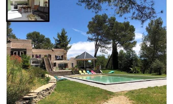 Grabels Apartamento | APARTAMENTO PROVENCAL EN PROPIEDAD 2 HECTÁREAS CERCA DE LA PISCINA MONTPELLIER