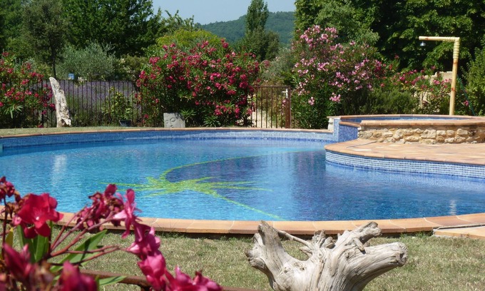 Suze-la-Rousse Casa | Provenza Le Mas des Lavandes - Casa de vacaciones Murier con piscina, en plena naturaleza