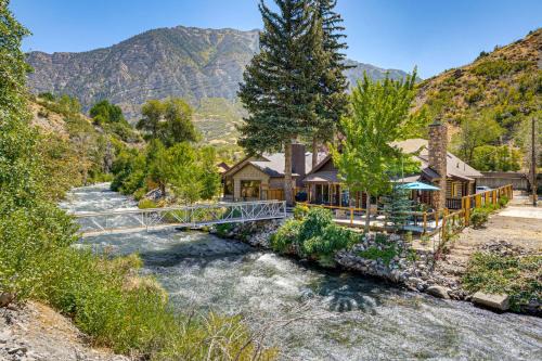 Snowbird Casa | Provo River Cabin with Private Bridge and Trail Access