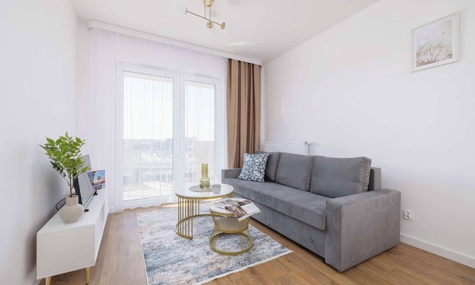 Wola Duchacka Apartamento | Przyjaźni Polsko-Węgierskiej 4A Apartment |Balcony