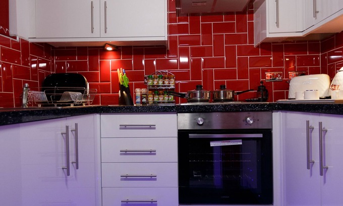 Harehills Apartamento | 2 Bed apartment Sleeps 7-De Lujo-Apartamento-Baño Privado