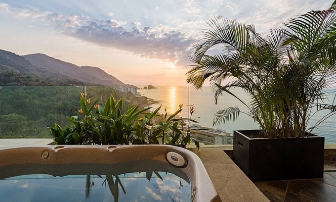 Zona sur Apartamento | Puerto Vallarta Panoramic 3 Bed Suite w/ Jacuzzi
