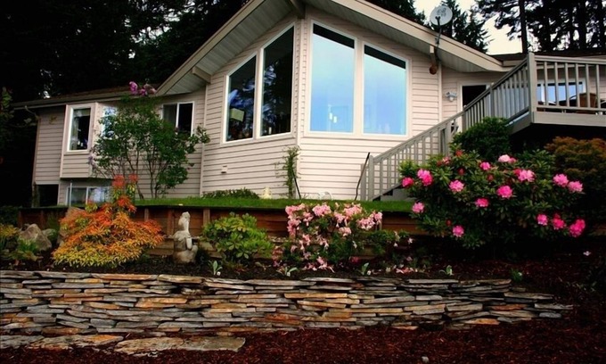 Agate Casa | Puget Sound Beach House - Frente al magnífico, Vistas - Acceso a la playa
