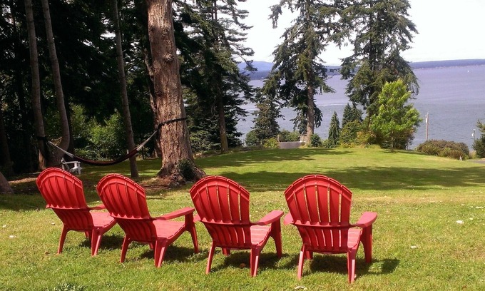Freeland Apartamento | Puget Sound View - Perros bienvenidos