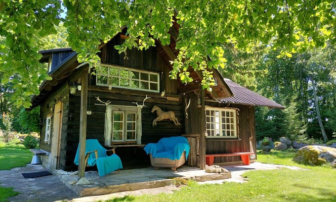 Puise Casa | Puise saunahouse and outdoor kitchen at Matsalu Nature Park