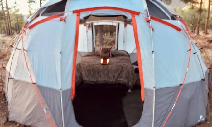 Pine Alquiler De RV | SREGNIWS, CHARMING 1-bedroom campground in Pine, AZ. 1/2 Glamp-1/2 Camp Dogs Yes