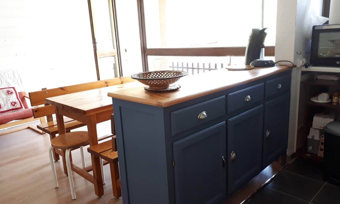 Puy-Saint-Vincent Apartamento | Puy Saint Vincent 1400: apartamento tranquilo de 2 dormitorios