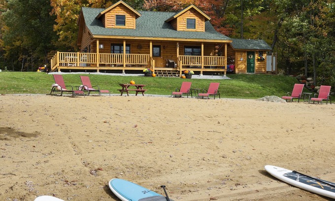 Lochmere Cabina | Nueva cabaña de lujo en el lago Winnisquam Perfect Family Retreat