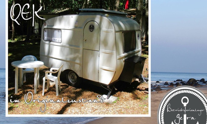 Kreptitz Alquiler De RV | QEK 01 - OSTALGIE QEK DIRECTLY ON THE BEACH - Nonnevitz on Rügen