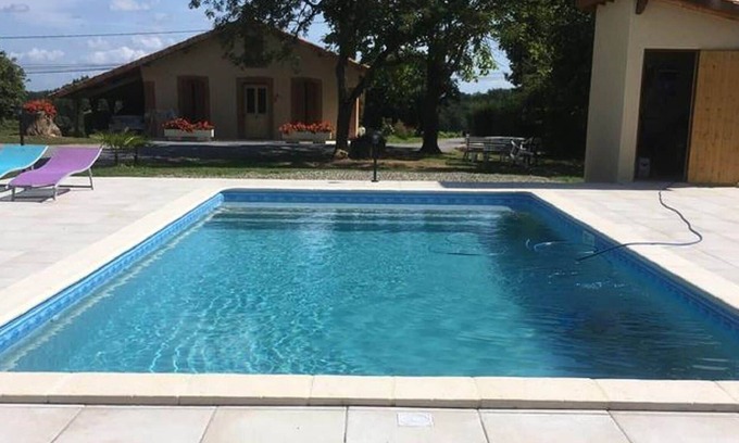 Eauze Casa | Encantadora casa con piscina cerca del circuito de Nougaro.