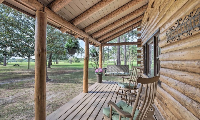 Candler Cabina | Quaint & Quiet Belleview Cabin on 35 Acres!