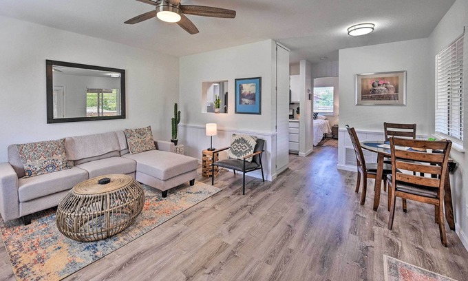 West Sedona Cabaña | Quaint Sedona Cottage w/ Backyard + Views!