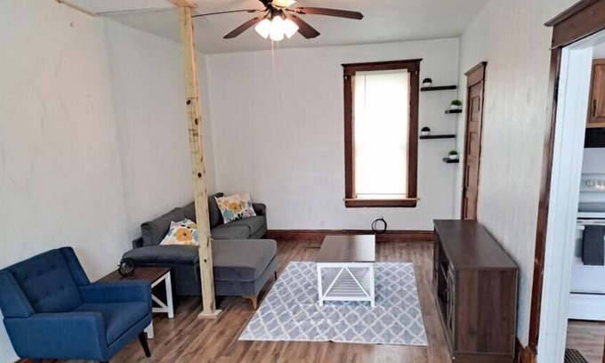 Keokuk Casa | Quaint & Sleek Home in Keokuk