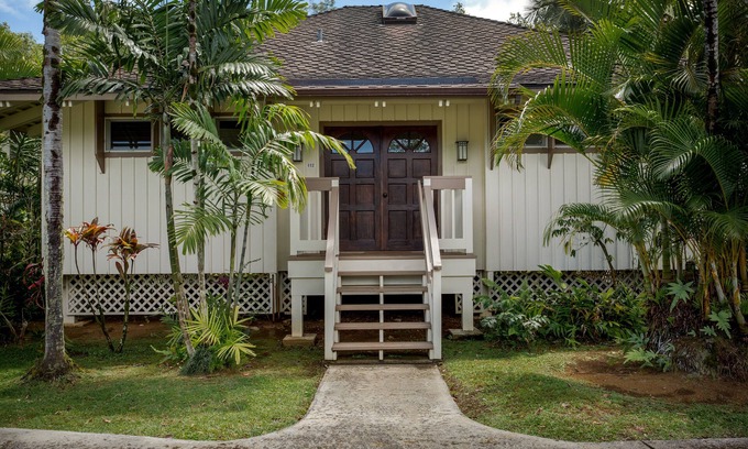 Princeville Cabaña | Pintoresca casa de campo independiente - 2 dormitorios y 2 baños