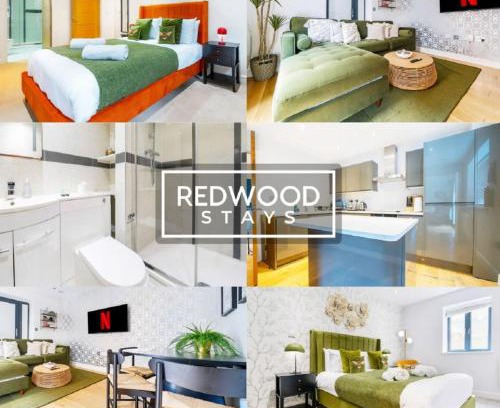 Camberley Apartamento | Quality Serviced Apartments in Camberley Town Centre, Free WiFi By Redwood Stays