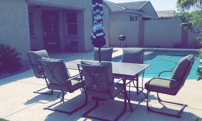 San Tan Heights Casa | Queen Creek Oasis - 4bed, 3bath w/ Heated POOL :-),
