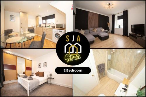 Peterhead Apartamento | Queen Street Stay - SJA Stays - Modern 2 Bed Apartment