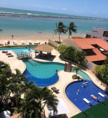 Barra de Sao Miguel Apartamento | Queridinho do Barra Bali - Pé na Areia