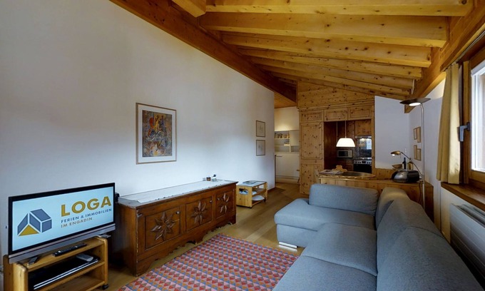 Sils-Maria Apartamento | Bonitos apartamentos de 2 habitaciones con galería, en una zona tranquila al suroeste, aprox.