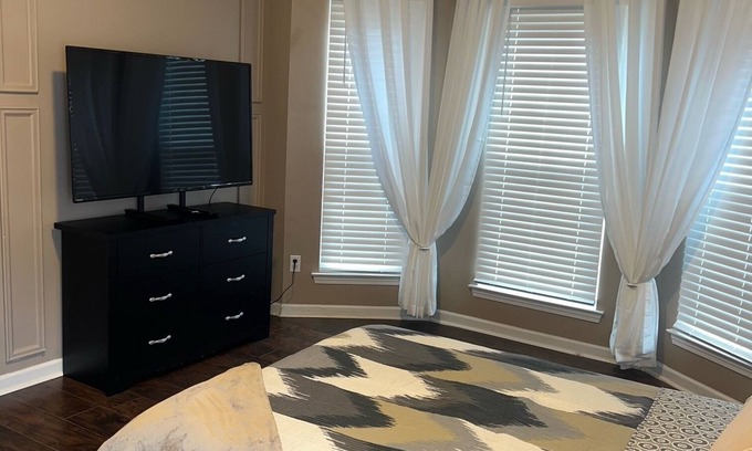 McDonough Casa | Quiet bedroom in McDonough