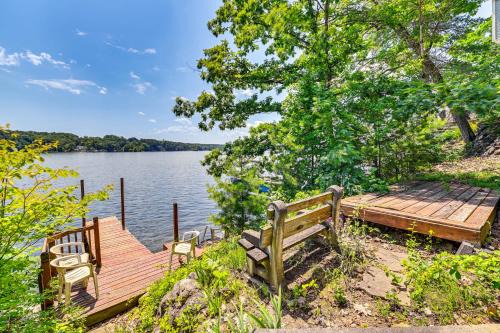 Lake George Casa | Quiet Cabin on Glen Lake with Boat Dock and Deck!