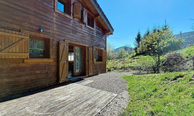 Travexin Chalet De Esquí | Cómoda casa de campo, borde del bosque tranquilo, cerca de Ventron y Bresse