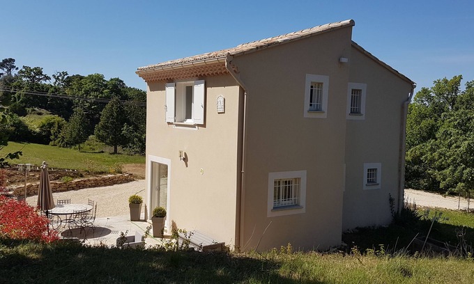Malaucene Villa | Villa de campo tranquila, sin vecinos