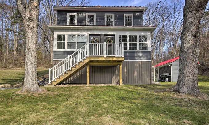 James Creek Casa | ¡NUEVO! ¡Escape tranquilo con bañera de hidromasaje 5Mi al lago Raystown!