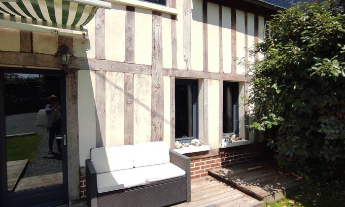 Ablon Cabaña | Casa tranquila a 5 minutos de Honfleur.