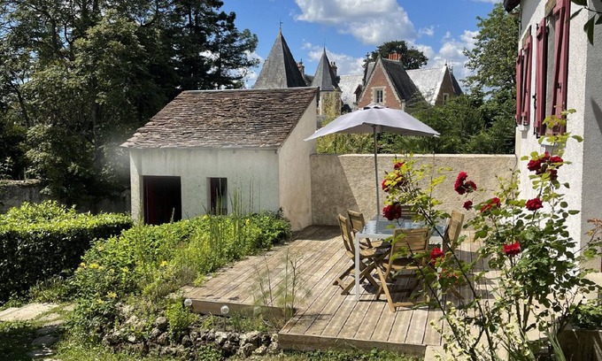 Amboise Cabaña | Casa para 4-5 personas con jardín frente a Clos Lucé