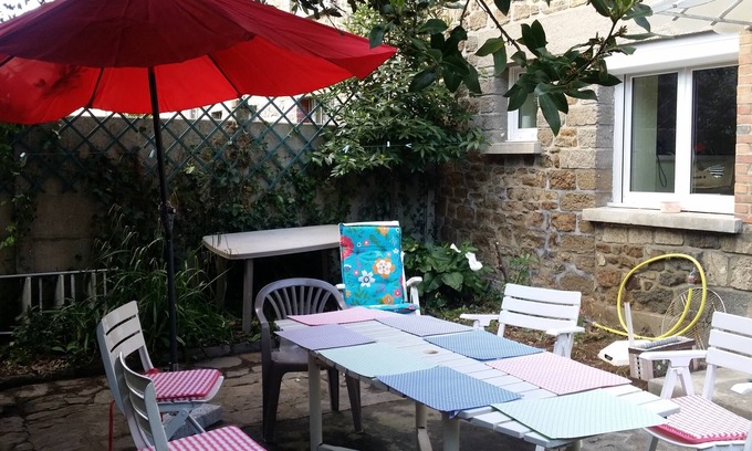 Rocabey - Alsace - Gare Casa | Casa tranquila con jardín St-Malo playas e intramuros a pie
