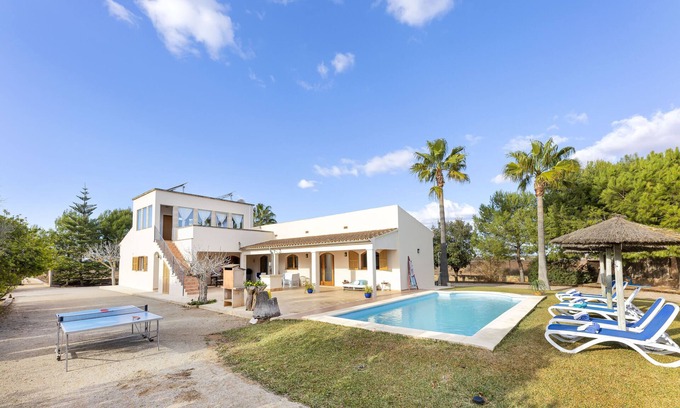 Es Palmer Villa | Casa tranquila con piscina – Finca Ses Oliveres de Es Trenc
