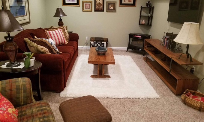 Coeur d'Alene Apartamento | Un lugar tranquilo, tranquilo y seguro para relajarse.