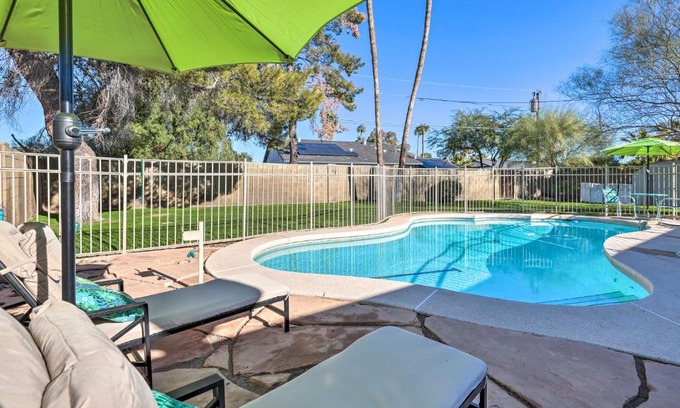 Cavalier Estates Casa | Quiet Retreat with Pool 6 Mi to Phoenix Mtn Preserve